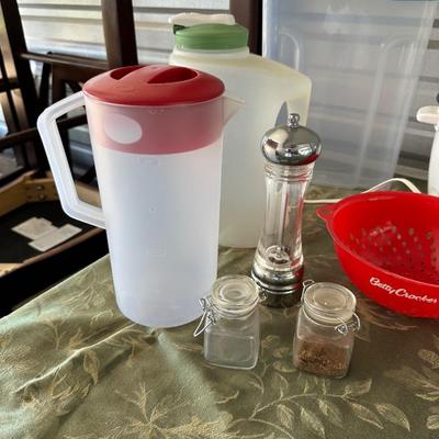 FOOD SAVER (LIKE SEAL A MEAL), ROTATING SPICE RACK AND MORE