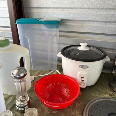 FOOD SAVER (LIKE SEAL A MEAL), ROTATING SPICE RACK AND MORE