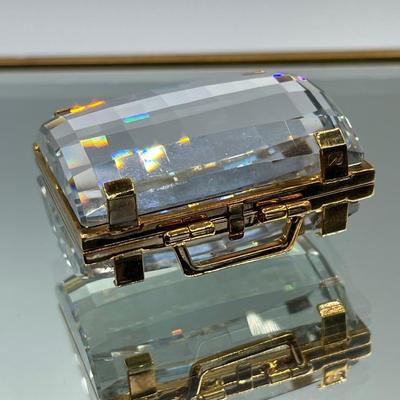 Swarovski Crystal Memories Suitcase Frame and Mirror