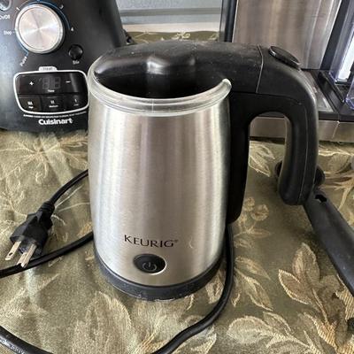 GOURMIA ESPRESSO/CAPPUCCINO MAKER, KEURIG COFFEE MAKER AND CUISINART BLENDER