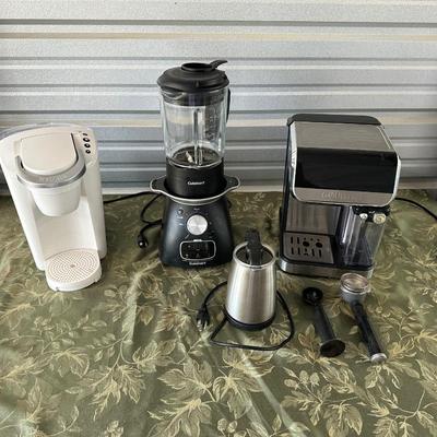 GOURMIA ESPRESSO/CAPPUCCINO MAKER, KEURIG COFFEE MAKER AND CUISINART BLENDER
