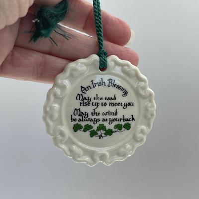 Belleek Irish Blessing Ornament