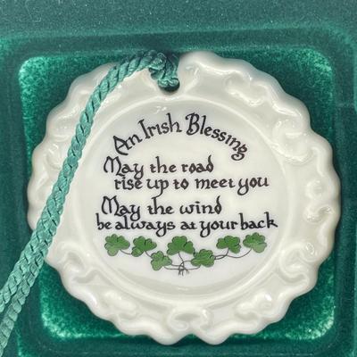 Belleek Irish Blessing Ornament
