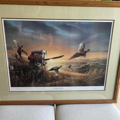 Terry Redlin Signed and Numbered Print Evening Surprise