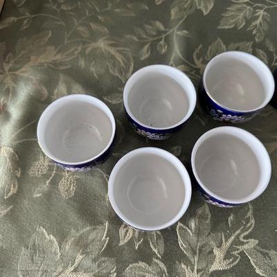 ARITA/IMARI WARE JAPANESE PORCELAIN TEA SET WITH EXTRAS