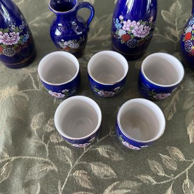 ARITA/IMARI WARE JAPANESE PORCELAIN TEA SET WITH EXTRAS