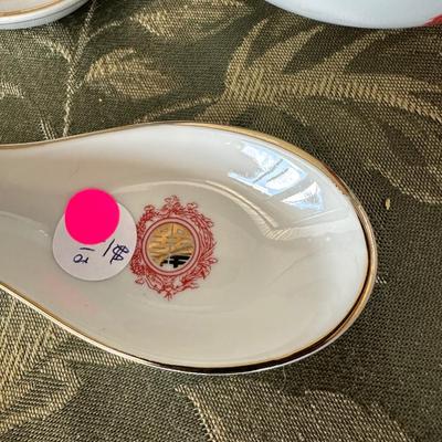 JAPANESE TEA SET AND SHIBATA TOKI TEAPOT PLUS RICE BOWLS AND SPOONS