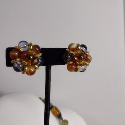 Vintage Necklace and Earring Set (#30)