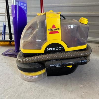 BISSELL SPOTBOT AND OTHER FLOOR CLEANING TOOLS