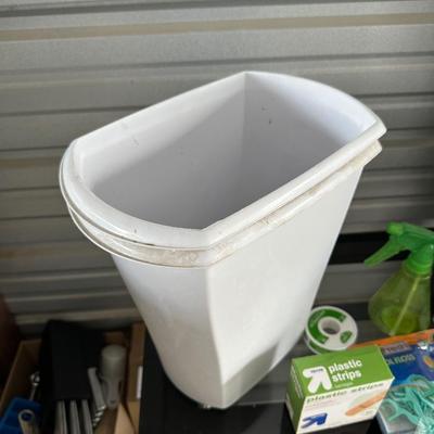 FOLDING STEP STOOL, WASTE CANS, LAUNDRY HAMPER, NEW BANDAIDS AND MORE