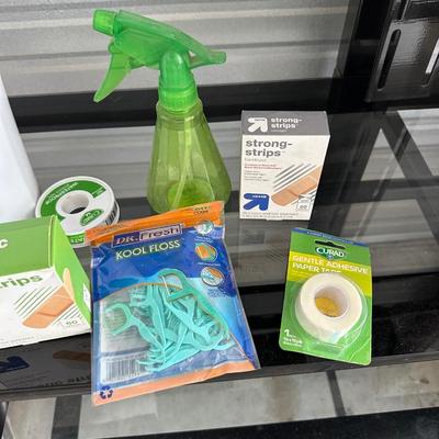 FOLDING STEP STOOL, WASTE CANS, LAUNDRY HAMPER, NEW BANDAIDS AND MORE