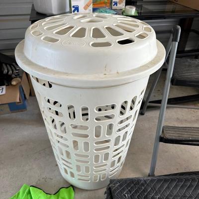 FOLDING STEP STOOL, WASTE CANS, LAUNDRY HAMPER, NEW BANDAIDS AND MORE