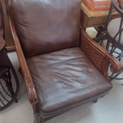 Leather Cushion Chair