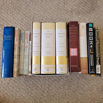 The Hebrew Bible: “A Translation with Commentary" by Robert Alter and More Jewish Books (BR2-BM)