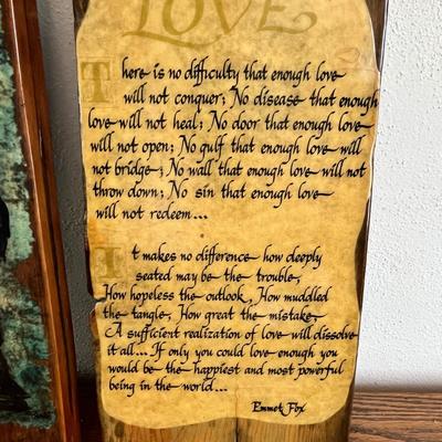 Lot 54 Wood plaques