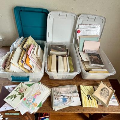 Lot 58 Boxes of Greeting Cards