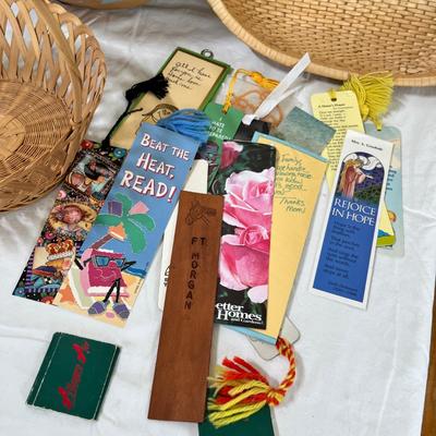 Lot 74 Baskets & Book Marks