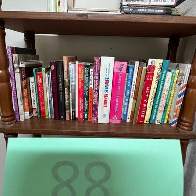 Lot 88 Shelf of asst books