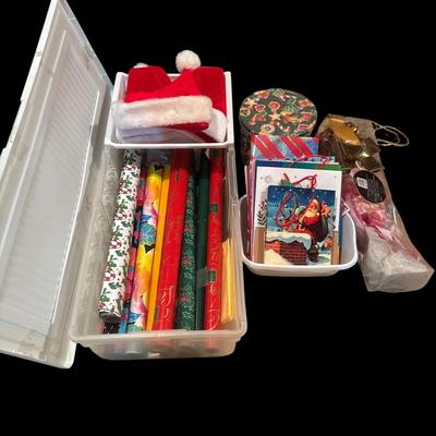 Holiday Wrapping supplies