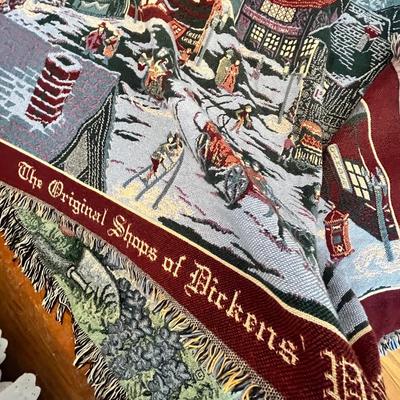 Lot 116 Holiday tapestry throws