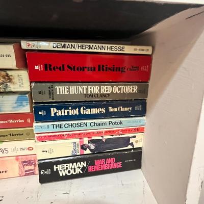 Lot 119 Shelf of paperbacks