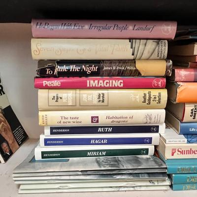 Lot 120 3rd shelf of books