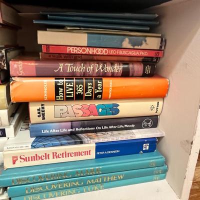 Lot 120 3rd shelf of books