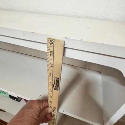 Lot 121 White book shelf