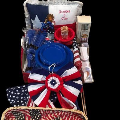 Lot of 4th of July decorations