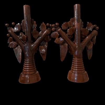 Pair of mexican candlesticks