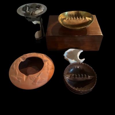 Assortment of ashtrays