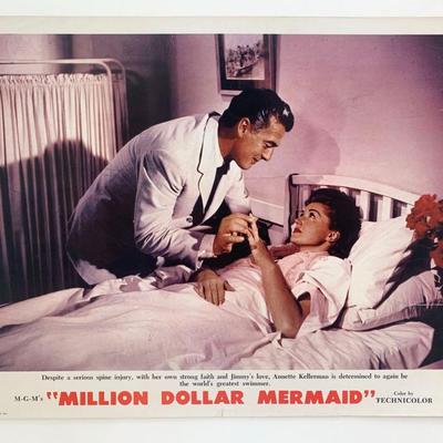 Million Dollar Mermaid original 1952 vintage lobby card
