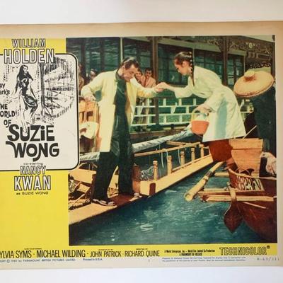 The World of Suzie Wong original 1965R vintage lobby card