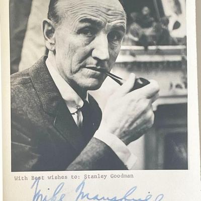 US Senator Mike Mansfield signed photo