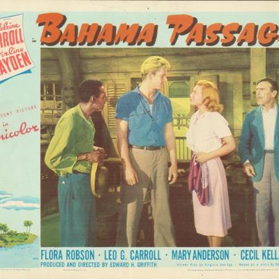 Bahama Passage 1941 original vintage lobby card