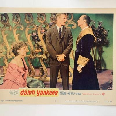 Damn Yankees  original 1958 vintage lobby card