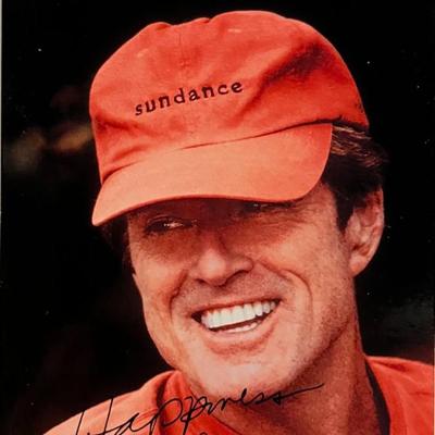 Robert Redford facsimile signed postcard. 3x5 inches