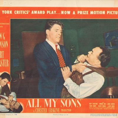 All My Sons 1948 original vintage lobby card