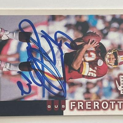 Washington Redskins Gus Frerotte signed 1998 Score #197  trading card