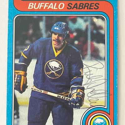 Buffalo Sabres Rick Dudley 1979 Tops#37 singed trading card