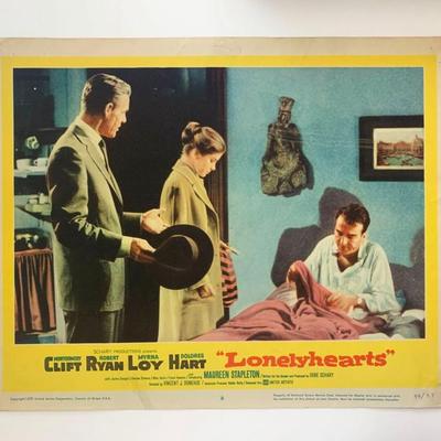 Lonelyhearts original 1959 vintage lobby card