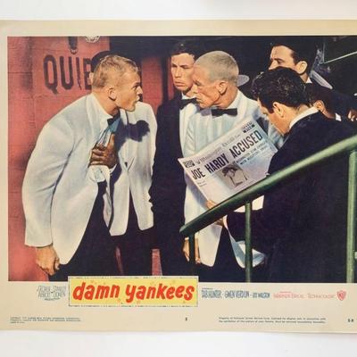 Damn Yankees  original 1958 vintage lobby card