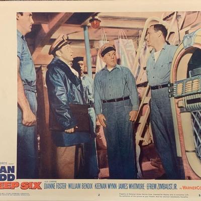 The Deep Six 1958 original lobby card set