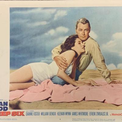 The Deep Six 1958 original lobby card set