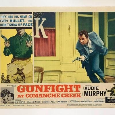 Gunfight at Comanche Creek original 1963 vintage lobby card