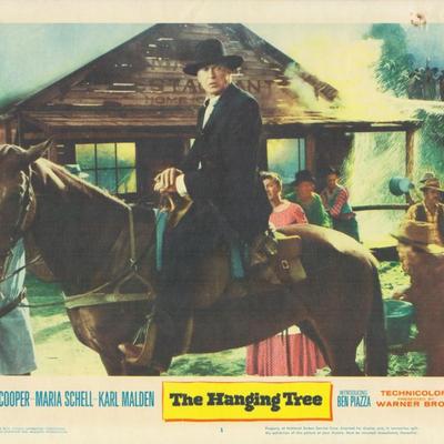 The Hanging Tree 1959 original vintage lobby card
