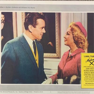 Madam X 1966 original lobby card set
