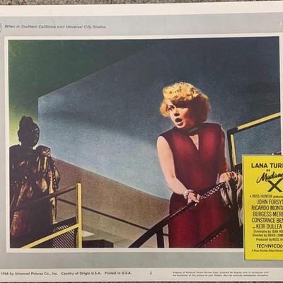 Madam X 1966 original lobby card set