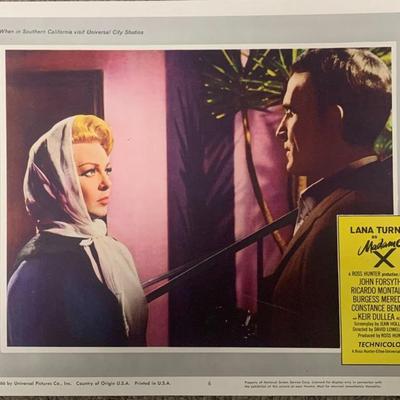 Madam X 1966 original lobby card set