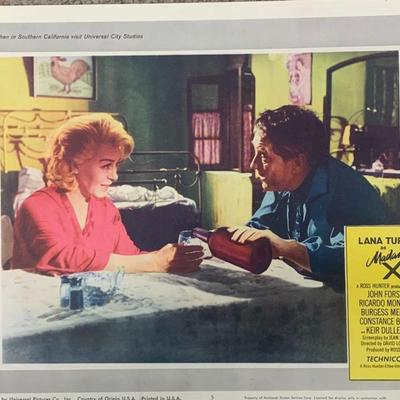 Madam X 1966 original lobby card set